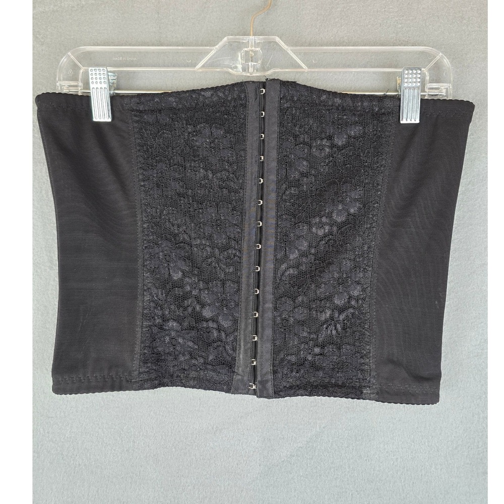 Corset Belt Women Large Black Lace Waist Cincher Goth Steampunk